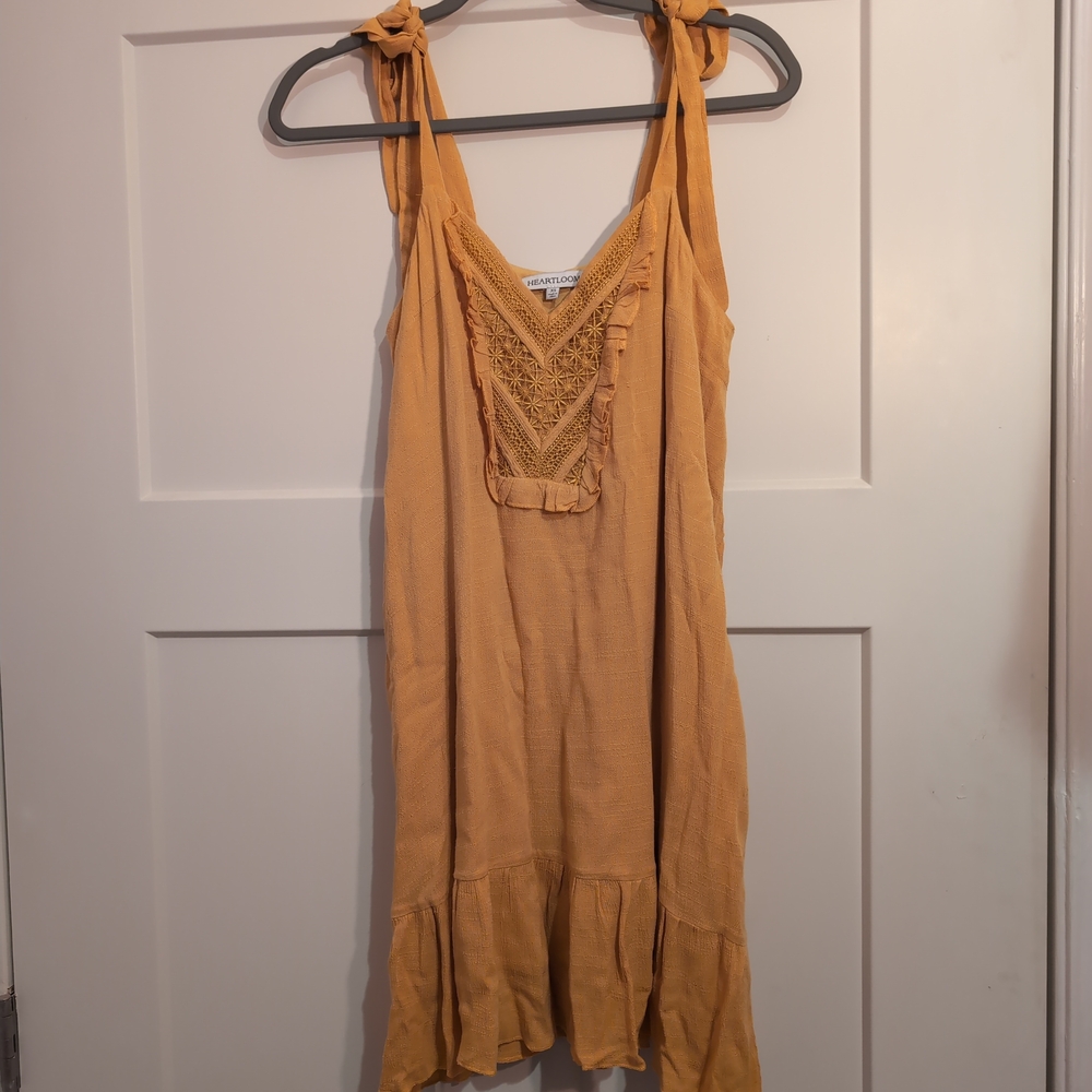 Yellow Sleeveless Dress